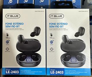 Fone de Ouvido Sem Fio Bluetooth 5.3 IT-BLUE LE-2418