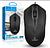 Mouse Óptico Com Fio Usb 3 Botões Preto Original C/ Garantia