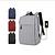 ￼Mochila masculina Para Notebook Moda 18l 15.6 Polegadas Fone de ouvido e USB