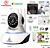 Camera Robo 3 Antenas Ip Wifi 360º 720p Sistema Yoosee/yyp2p